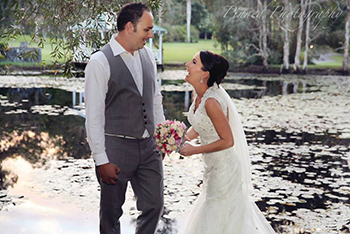 Marry Me Marilyn married Samantha & Robbie's Wedding at Coolbah Downs Chapel Nerang Gold Coast 